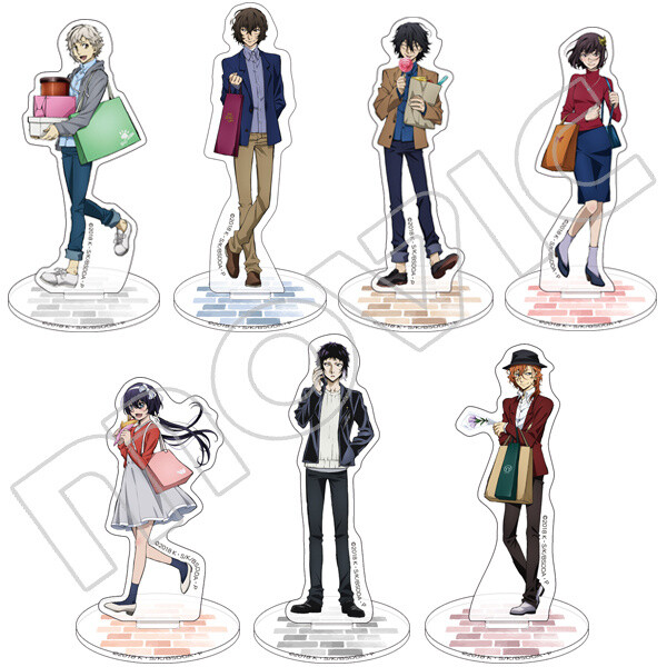 Bungo Stray Dogs Big Acrylic Stand Collection Box Set - Tokyo Otaku ...