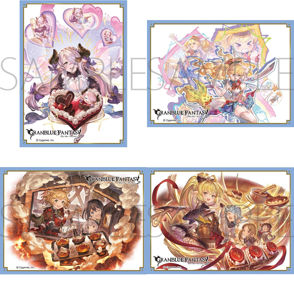 Granblue Fantasy Full Cast Card Game Character Sleeves Collection HG Vol.2018 High Grade 5th Anniversary Deformation Ver.