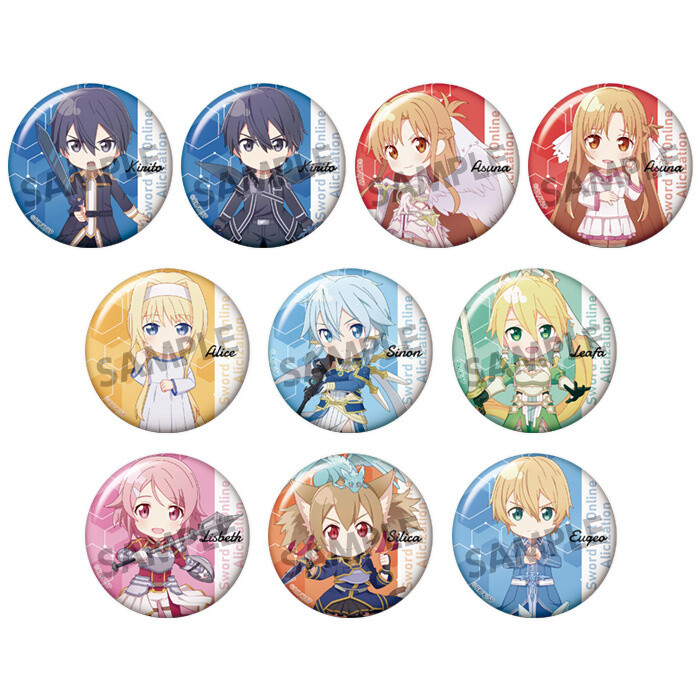 Pikuriru! Sword Art Online: Alicization - War of Underworld Trading Pin ...