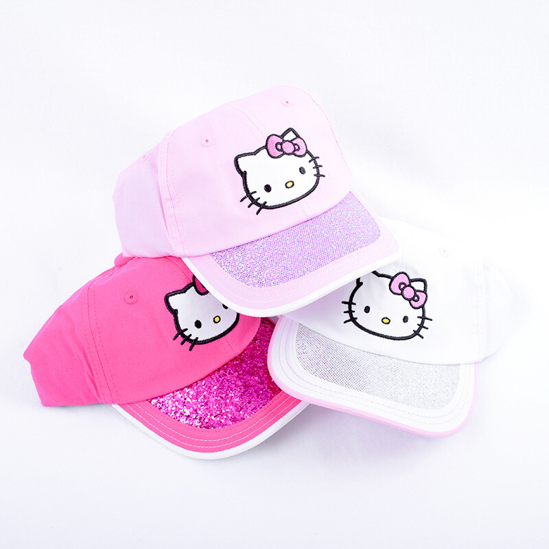 Hello Kitty Sparkly Juniors' Baseball Hats - Tokyo Otaku Mode (TOM)