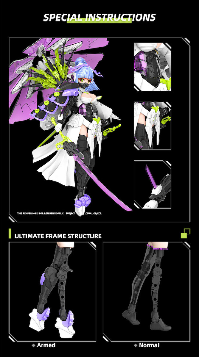 HP-005 The Hunter's Poem Yukihime 1/12 Scale Plastic Model Kit - Tokyo ...