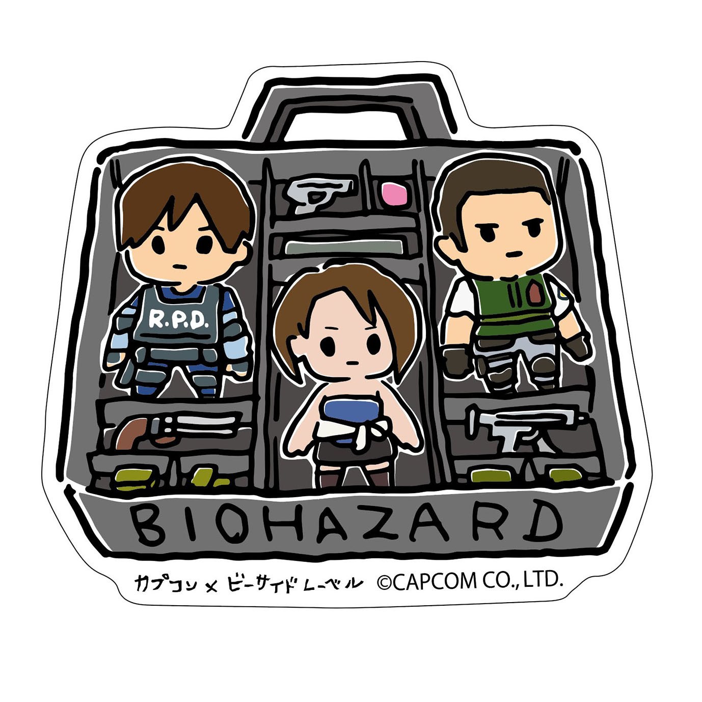 Capcom x B-Side Label Capcom 40th Resident Evil Sticker - Tokyo Otaku ...