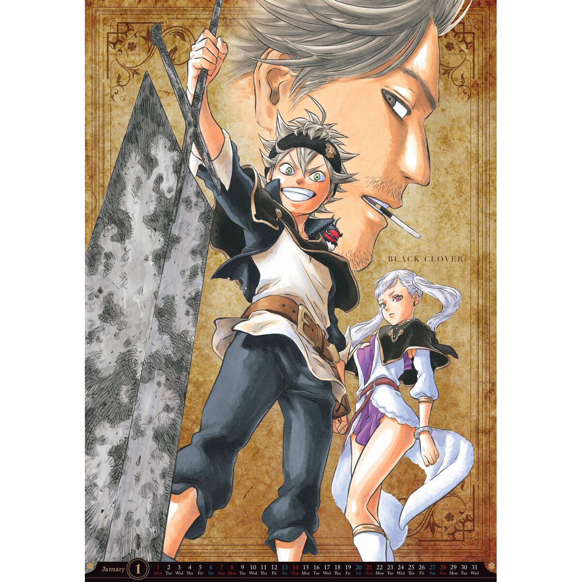 Black Clover 2018 Comic Calendar - Tokyo Otaku Mode (TOM)