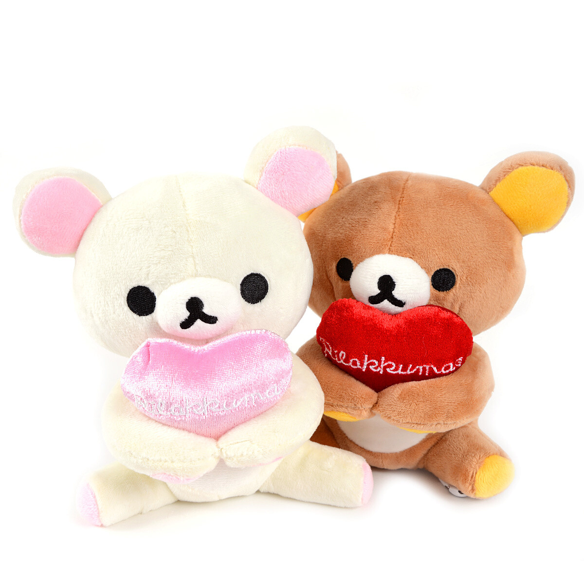 rilakkuma heart plush