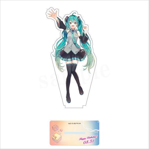 Hatsune Miku Birthday Party Acrylic Stand Collection: Miku BD 2020 Ver ...