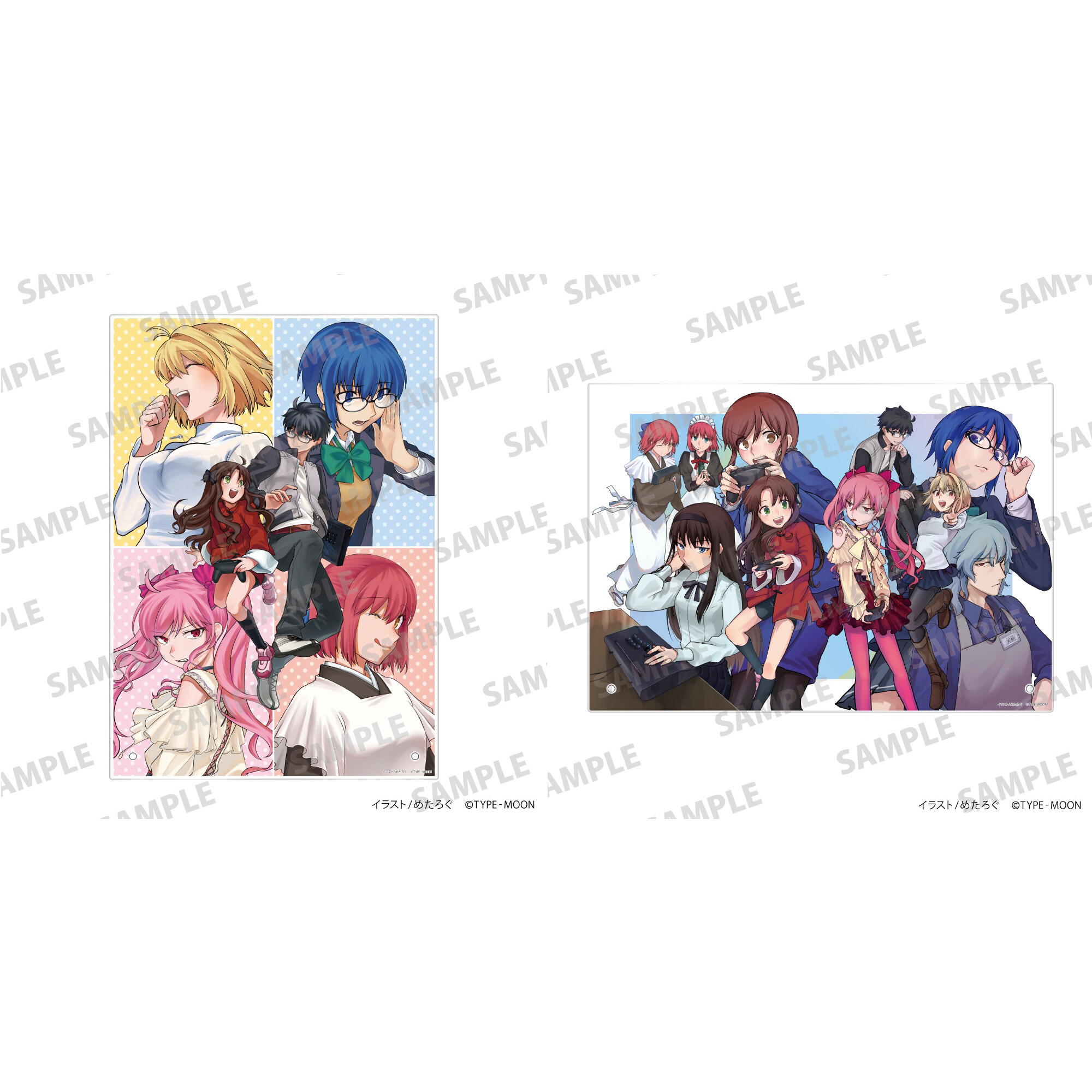 MELTY BLOOD: TYPE LUMINA Piece in Paradise Acrylic Artboard (Re