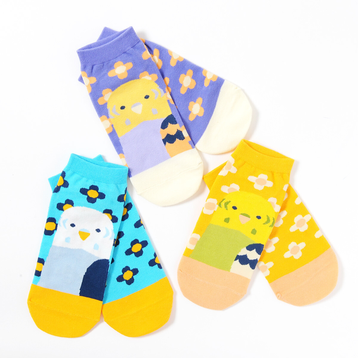 KOTORITACHI Budgerigar Printed Socks - Tokyo Otaku Mode (TOM)