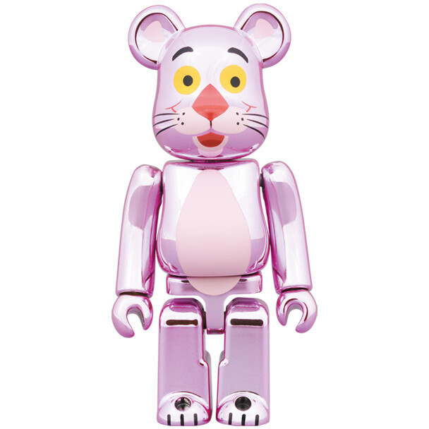 BE＠RBRICK Pink Panther: Chrome Ver. 100％ & 400％: MEDICOM TOY - Tokyo