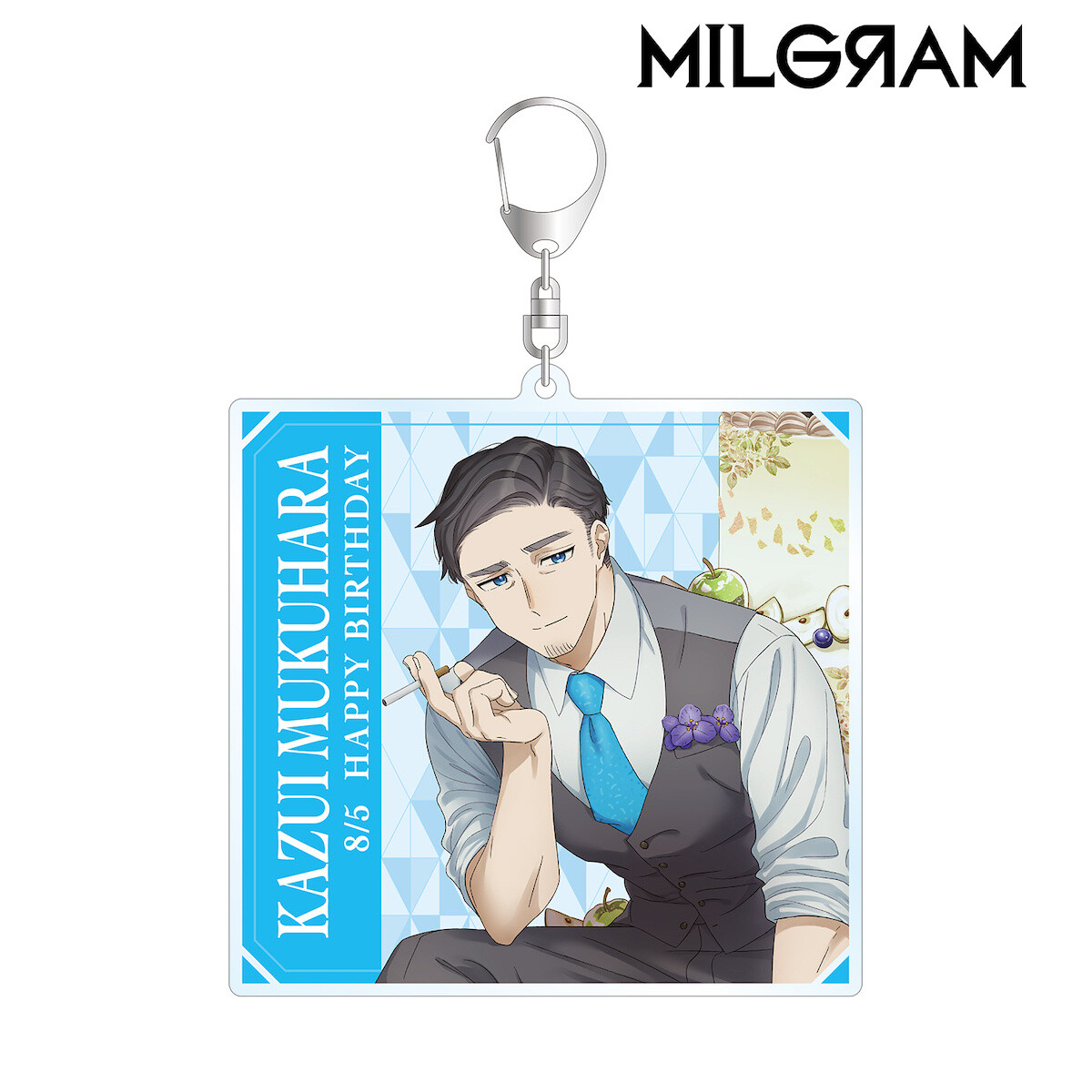 Milgram Kazui: Birthday Ver. Big Acrylic Keychain - Tokyo Otaku Mode (TOM)