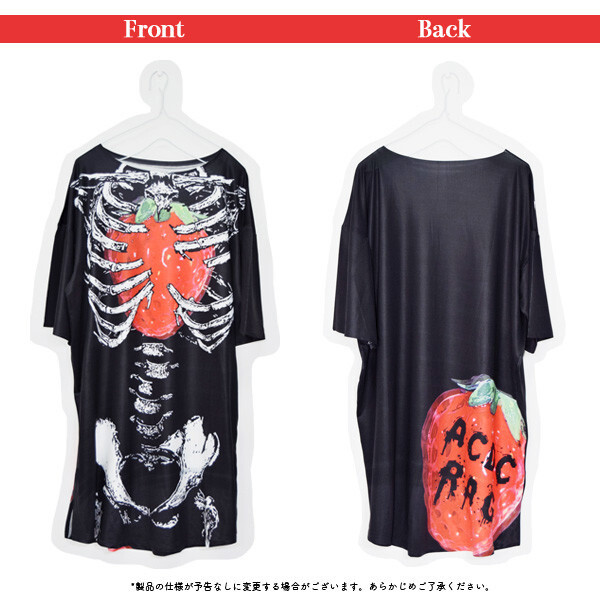 ACDC RAG Strawberry T-Shirt Dress: ACDC RAG - Tokyo Otaku Mode (TOM)