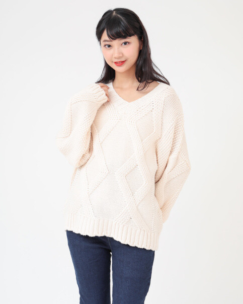 Lisa - Knit Pullover Sweater
