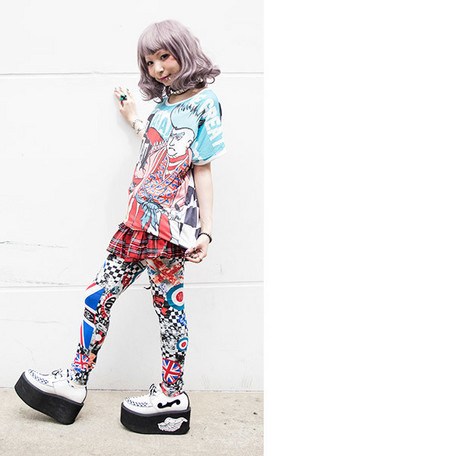 ACDC RAG UK Leggings: ACDC RAG - Tokyo Otaku Mode (TOM)