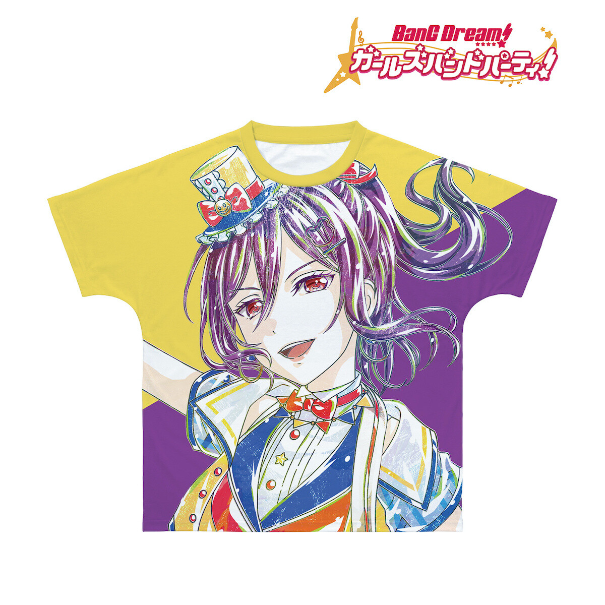 CDJapan : BanG Dream! Girls Band Party! CHU2 Ani-Art Full Graphic T-shirt  Unisex Vol.3 L Collectible