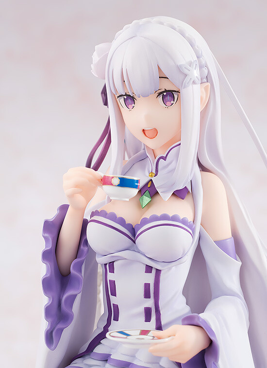 Re:Zero Emilia: Tea Party Ver. Figure: KADOKAWA - Tokyo Otaku Mode