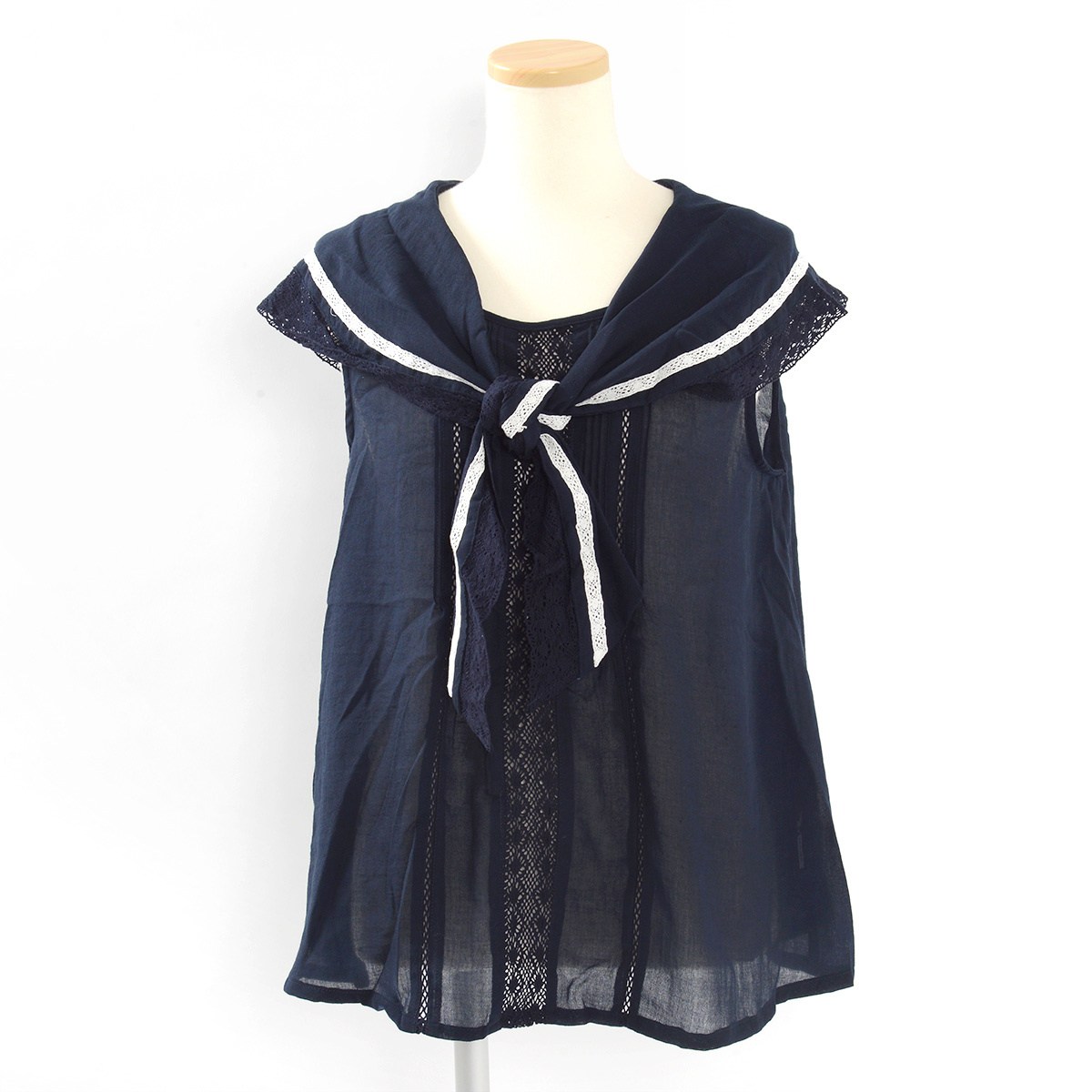 OLIVE des OLIVE Double Sailor Motif Blouse: OLIVE des OLIVE