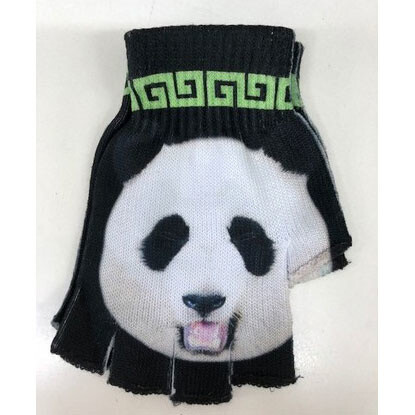 ACDC RAG Black & Green Panda Fingerless Gloves: ACDC RAG - Tokyo Otaku ...