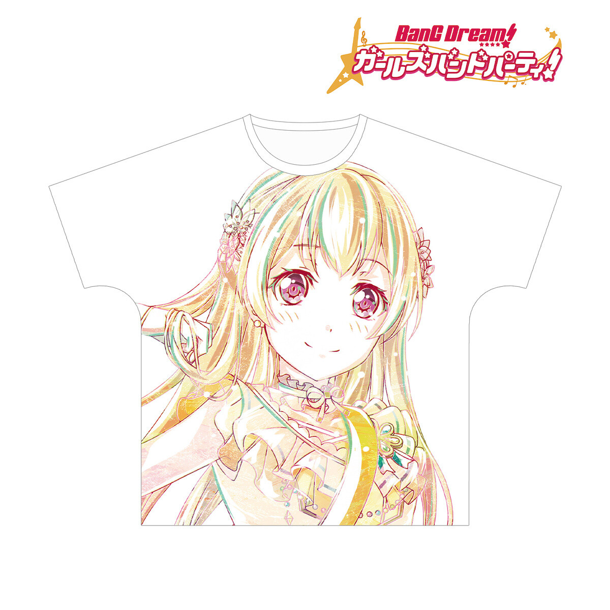 CDJapan : BanG Dream! Girls Band Party! CHU2 Ani-Art Full Graphic T-shirt  Unisex Vol.3 L Collectible