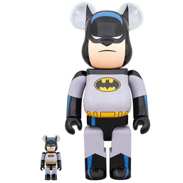 BE@RBRICK Batman Animated 100% & 400% Set: MEDICOM TOY - Tokyo
