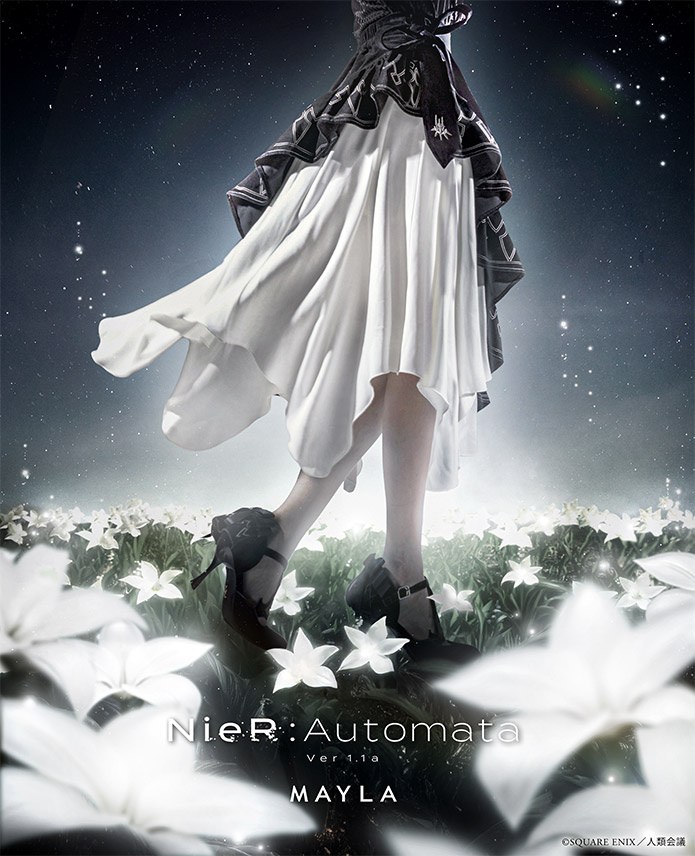 MAYLA NieR:Automata Ver1.1a 2B Iconique Skirt Cruel Black - Tokyo