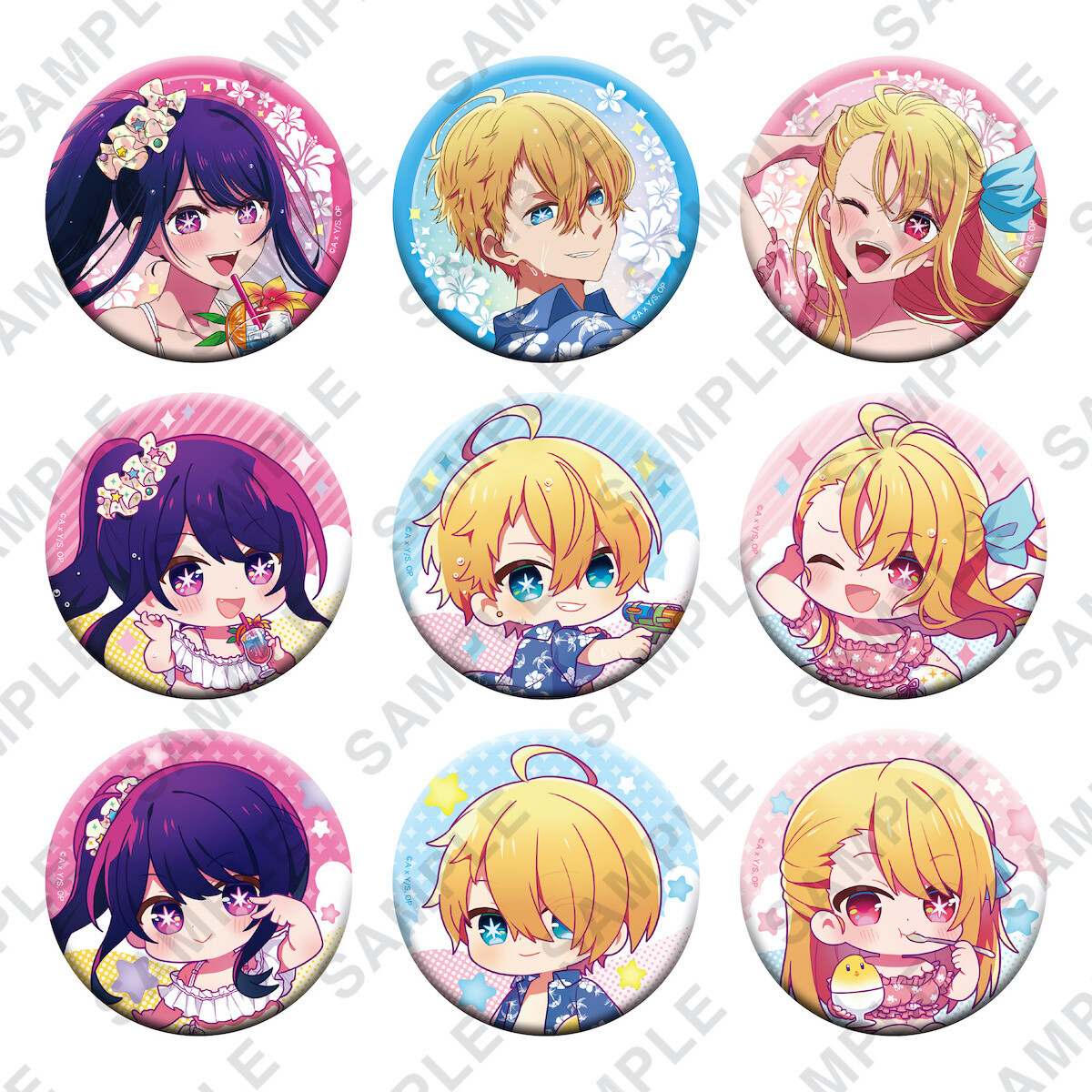 Ok - Anime - Stickers - Dot Badges