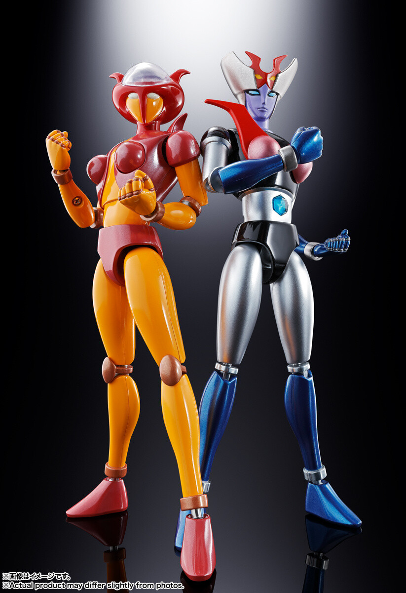 Soul of Chogokin Mazinger Z GX-08R Aphrodai A vs. GX-09R Minerva X