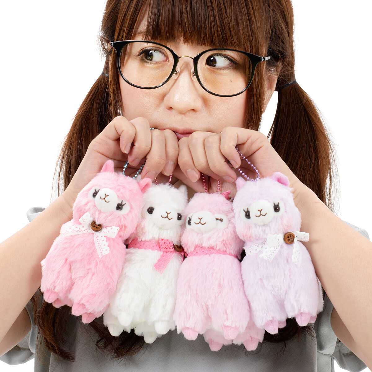 alpaca plush pink