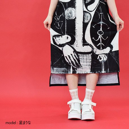 ACDC RAG Picasso T-Shirt Dress: ACDC RAG - Tokyo Otaku Mode (TOM)