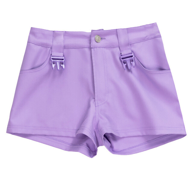 LISTEN FLAVOR Light Purple Shorts w/ Harness Garter Belt: Listen Flavor ...