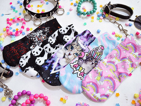 ACDC RAG Pastel Cat Socks: ACDC RAG - Tokyo Otaku Mode (TOM)