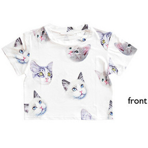 ACDC RAG Cat Crop Top: ACDC RAG - Tokyo Otaku Mode (TOM)