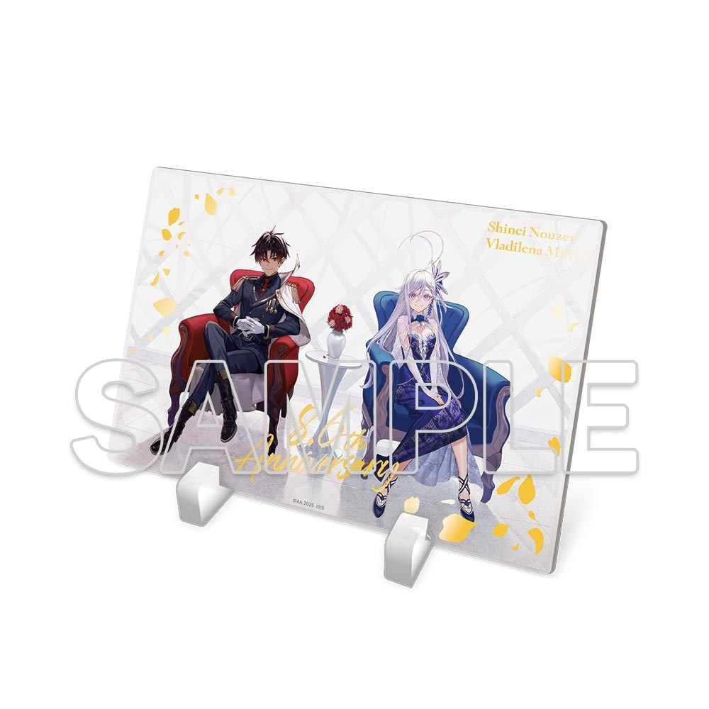 86 -Eighty Six- 8.6th Anniversary Gilding Acrylic Plate: KADOKAWA