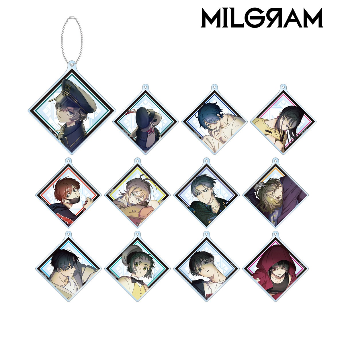 ミルグラム アクキー 3周年 box Milgram 3rd Anniversary Ver. Trading Acrylic Keychain Complete Box