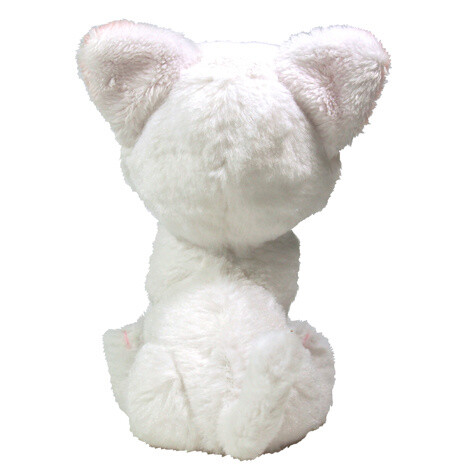 white cat plush animal