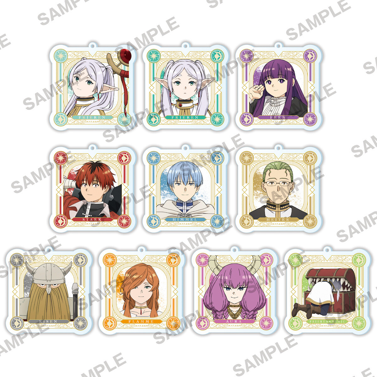 Frieren: Beyond Journey's End Acrylic Strap Complete Box Set: KADOKAWA ...