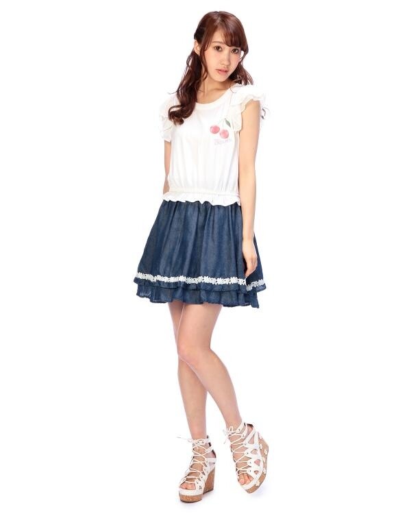 LIZ LISA Semi-Dungaree Skirt - Tokyo Otaku Mode (TOM)