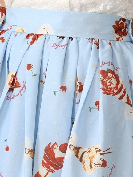 Ank Rouge Sweet Parfait Ribbon Skirt - Tokyo Otaku Mode (TOM)