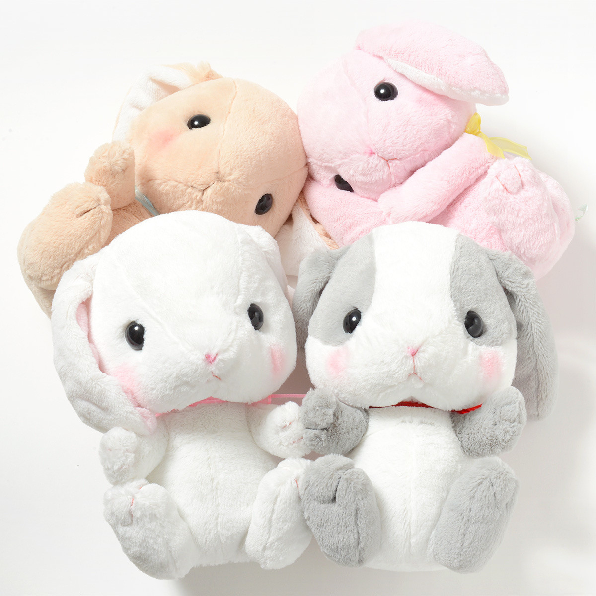 Toreba Exclusive Pote Usa Loppy Bunny Plushie Plush Stuffed Animal Jumbo & Mini 