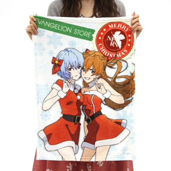 Eva Store Original Christmas Rei & Asuka Blanket - Tokyo Otaku