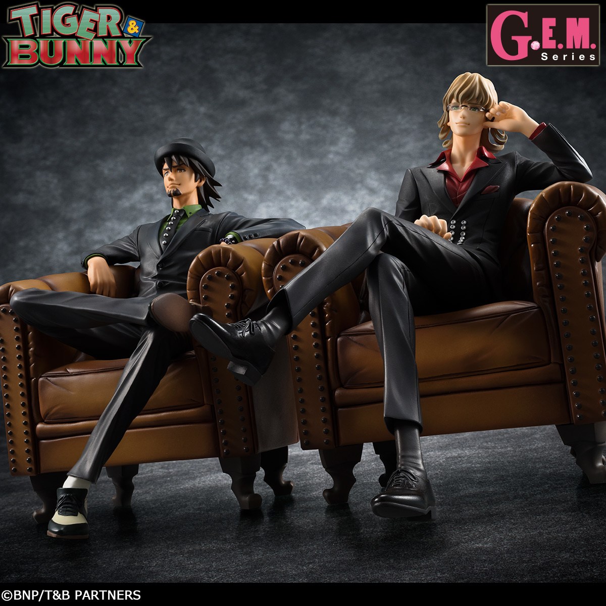 TIGER & BUNNY G.E.Mシリーズ G.E.M. [Tiger & Bunny] Kotetsu & Barnaby Figure Set: Megahouse