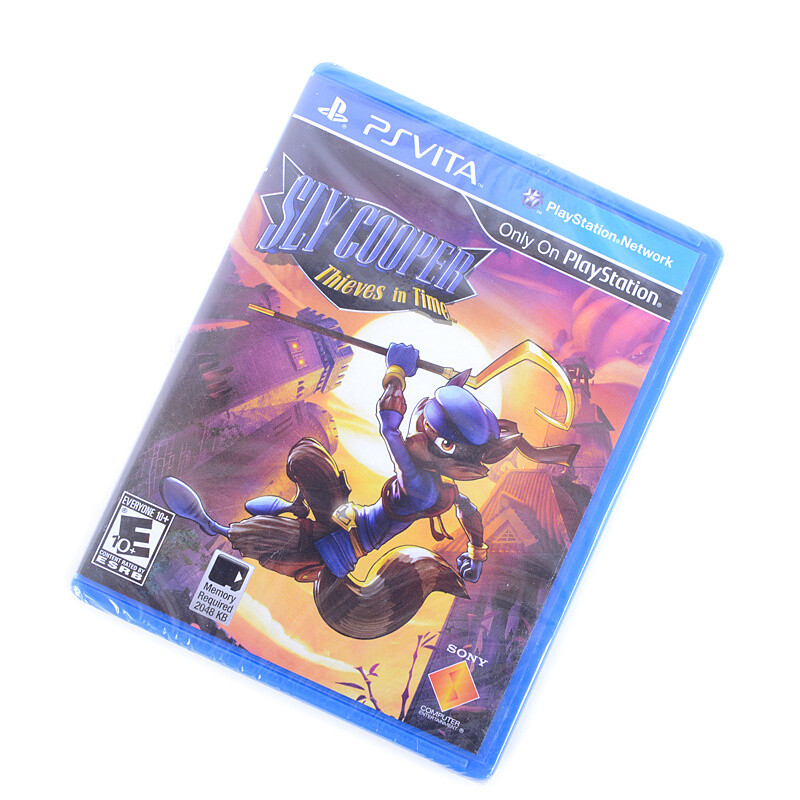 Sly Cooper Thieves in Time for Sony PS Vita in Very Good Condition VGC  711719221302