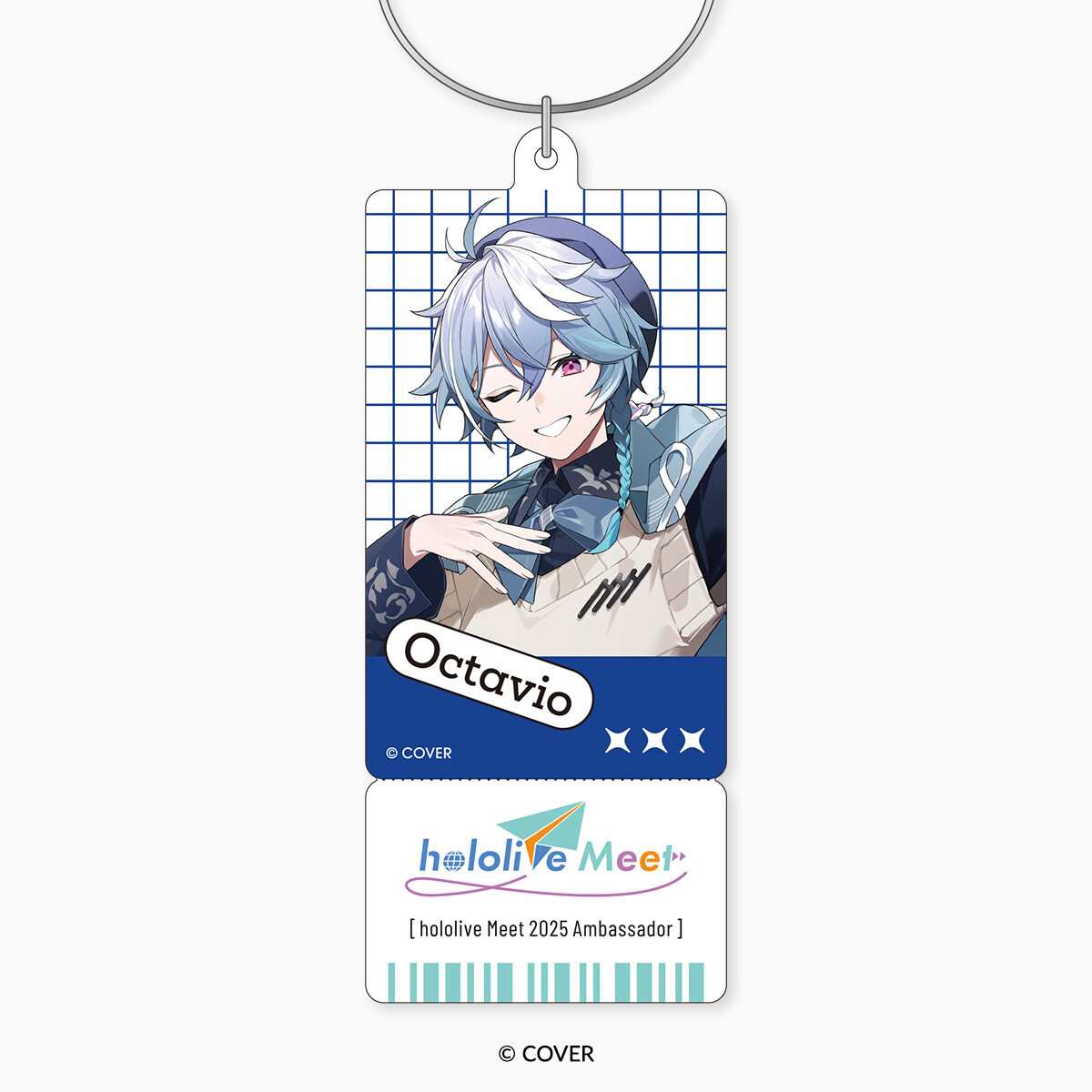 hololive Meet 2025 Acrylic Ticket Keychain - Octavio - Tokyo Otaku