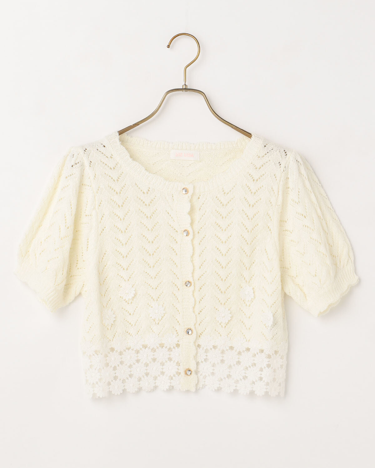 Liz Lisa Floral Lace popular Eyelet Cardigan