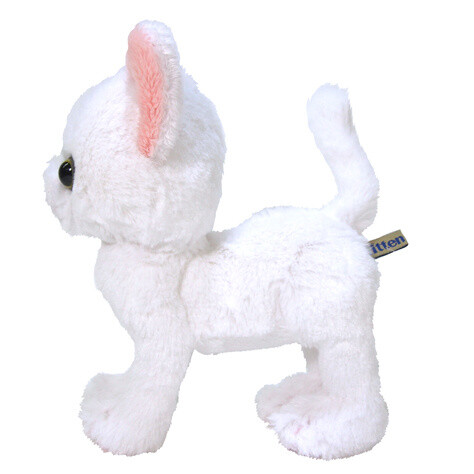 white kitten plush