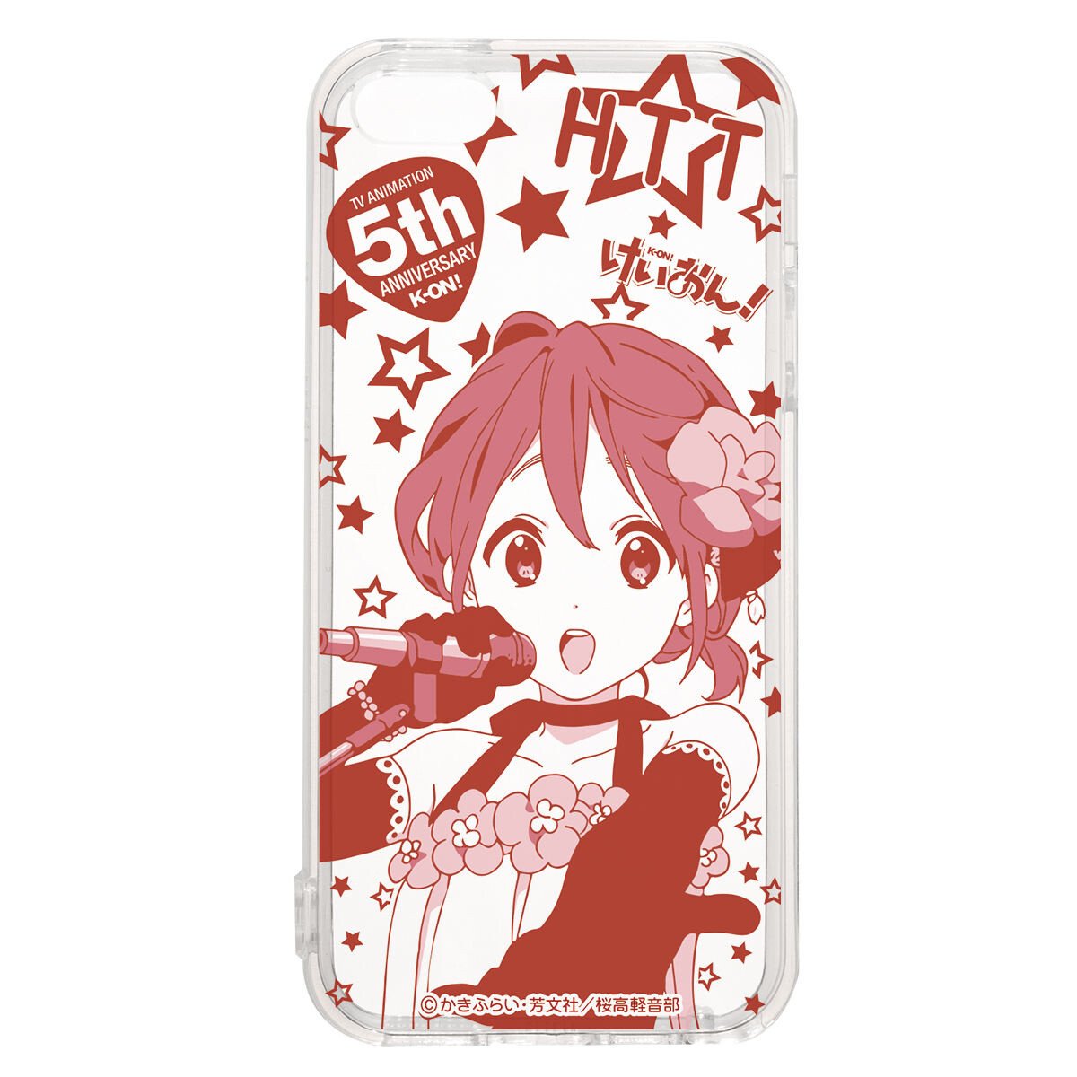 K On 5th Anniversary iPhone 5 5s Clear Cases Yui Hirasawa