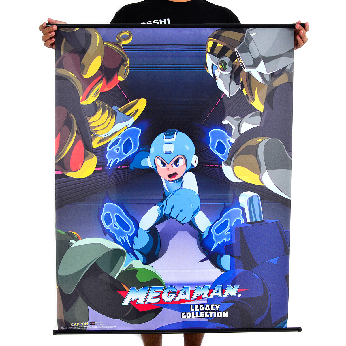 Custom Mega Man Legacy Collection Silk Poster Wall Decor