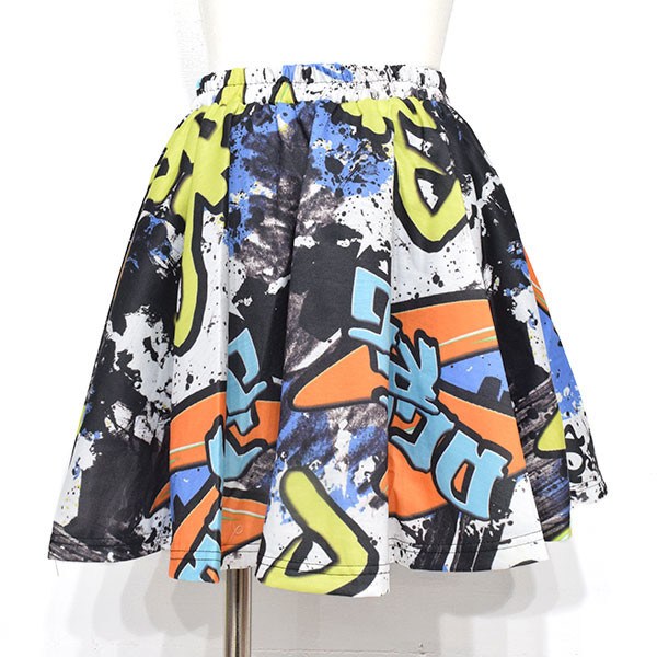 ACDC RAG Graffiti Flared Skirt - Tokyo Otaku Mode (TOM)