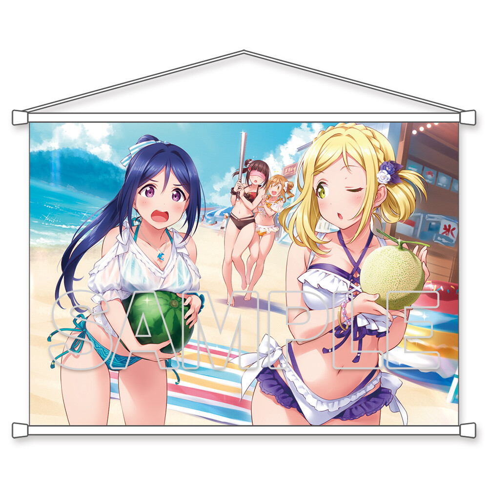 Love Live Sunshine B Tapestry Aqours Kanan Mari KADOKAWA OFF Tokyo Otaku Mode TOM