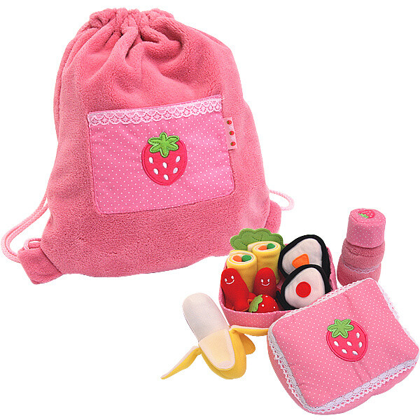 mother garden strawberry ribbon bag