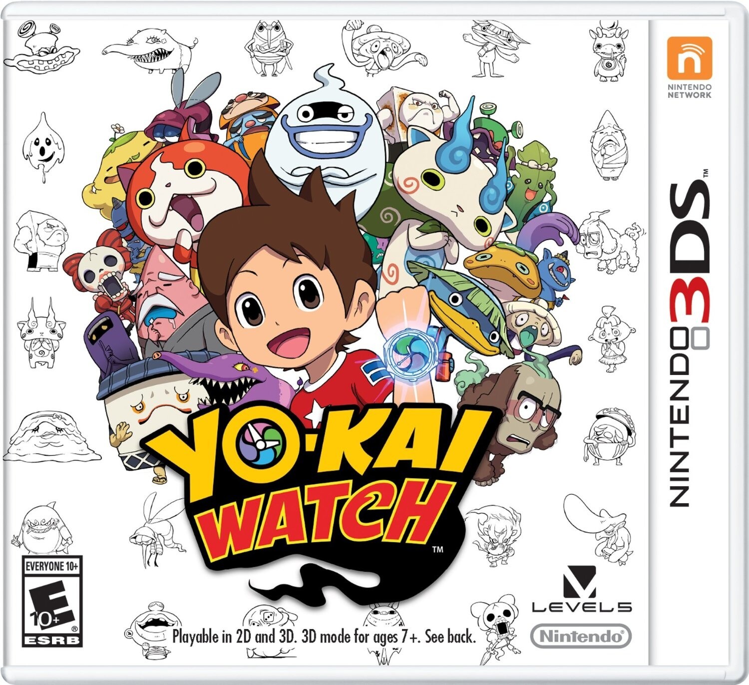 3DS☆Yo-KAI WATCH 2 ESPRITS FARCEURS 海外版 EU版☆箱付