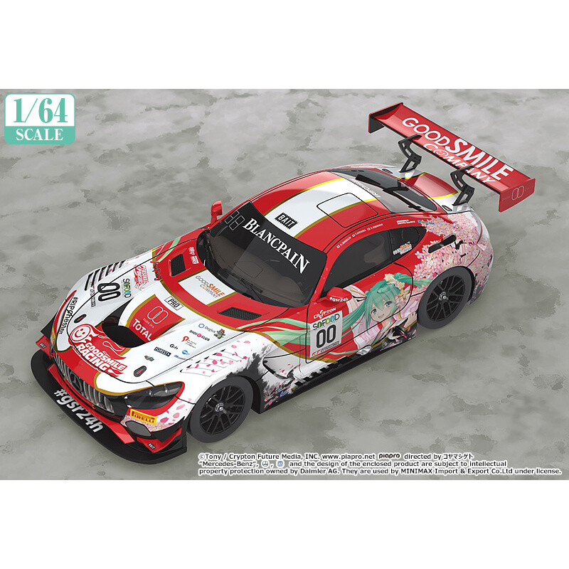 1/64 Scale Good Smile Hatsune Miku AMG 2017 Spa 24 Hour Ver